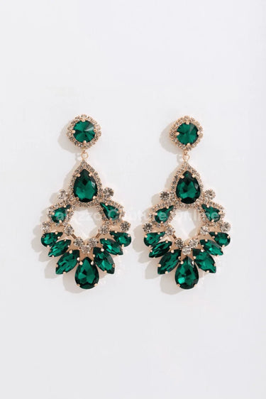 Marquise Crystal Drop Evening Earrings - stunning piece by Palazzo Couture