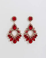 Marquise Crystal Drop Evening Earrings - stylish accessory for every outfit
