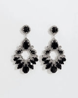 Marquise Crystal Drop Evening Earrings - elegant piece by Palazzo Couture