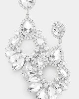 Marquise Crystal Drop Evening Earrings for women - fashion jewelry by Palazzo Couture