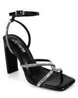 Mayan Luxe Heels Black - Palazzo Couture Online