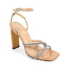 Mayan Luxe Heels Nude - Palazzo Couture Online