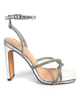 Mayan Luxe Heels Silver - Palazzo Couture Online
