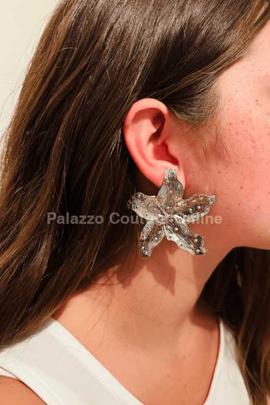 Mermaid Star Earrings (Silver)