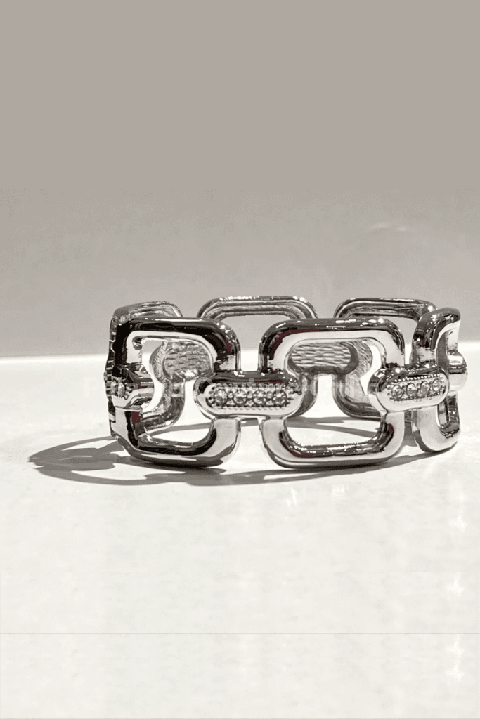 Metal Stainless Steel Bracelet (Silver)