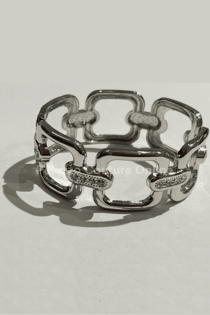 Metal Stainless Steel Bracelet (Silver) Silver / One Size