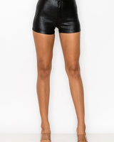Sassy Slithers Metallic Black Shorts view 3