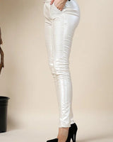 Metallic. Faux Leather (Silver) - view 2