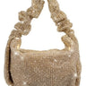 Metallic Mesh Purse Hobo Style (Gold) for women - bag by Palazzo Couture