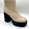 Mia SPEEDY platform bootie (Nude) for women - stylish shoes by Palazzo Couture
