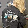 Miami Pura Vida Crop Jacket (Black Denim) for women - stylish outerwear by Palazzo Couture