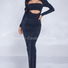 Midnight Allure Maxi Dress (Black) - Palazzo Couture Online