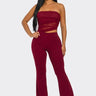Midnight Temptation Mesh Jumpsuit - Wine - Palazzo Couture Online