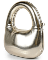 Gold handbag – elegant glossy accessory for modern looks