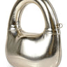 Modern Gold Handbag – Sculpted Glossy Statement Bag for women - bag by Palazzo Couture