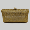 Monaco Cluth Rhinestone (Gold) - Palazzo Couture Online