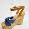 In the mood for love Wedges (Denim) for women - stylish shoes by Palazzo Couture