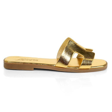 Moonlight Chic Slide - Gold - Palazzo Couture Online