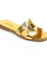 Moonlight Chic Slide - Gold - Palazzo Couture Online
