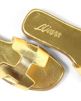 Moonlight Chic Slide - Gold - Palazzo Couture Online