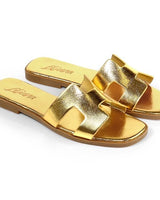 Moonlight Chic Slide - Gold - Palazzo Couture Online