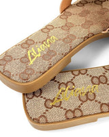 Moonlight Chic Slide - Monogram - Palazzo Couture Online