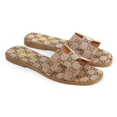 Moonlight Chic Slide - Monogram - Palazzo Couture Online