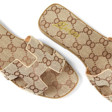 Moonlight Chic Slide - Monogram - Palazzo Couture Online