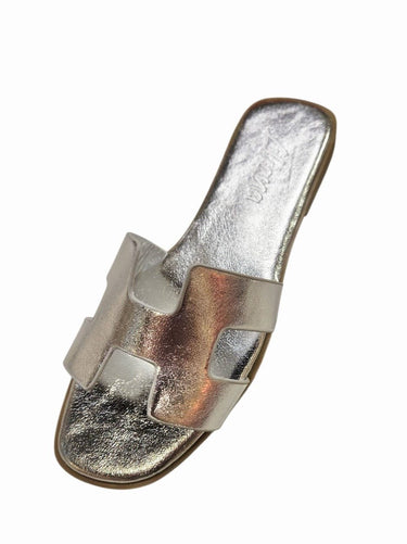 Moonlight Chic Slide - Silver - Palazzo Couture Online