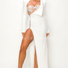 My Own Style of Loving Maxi Dress (With White Bodysuit) - Palazzo Couture Online