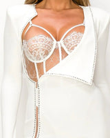 My Own Style of Loving Maxi Dress (With White Bodysuit) side view highlighting floor-length hemline