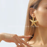 My Starfish Stud Earrings (Gold) - Palazzo Couture Online