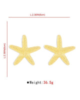My Starfish Stud Earrings (Silver) - Palazzo Couture Online