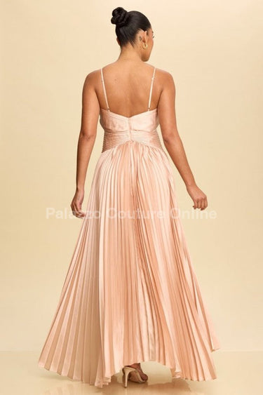 Mystic Magic Maxi Gown (Champagne) - Palazzo Couture Online
