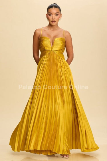 Mystic Magic Maxi Gown (Moss) - Palazzo Couture Online