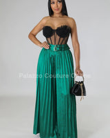 Mystic Siren Corset Top (Black) - Palazzo Couture Online