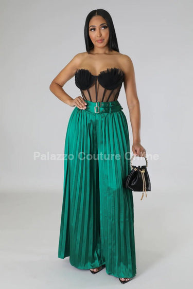 Mystic Siren Corset Top (Black) - Palazzo Couture Online