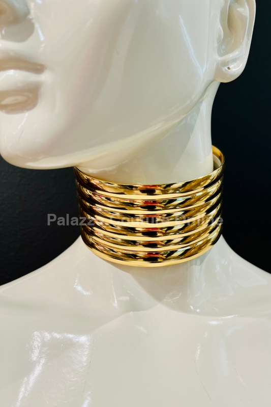 Nefertiti Choker (Gold) Gold Necklaces