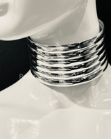 Nefertiti Choker (Silver) - Palazzo Couture Online