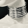 Nefertiti Choker (Silver) - Palazzo Couture Online