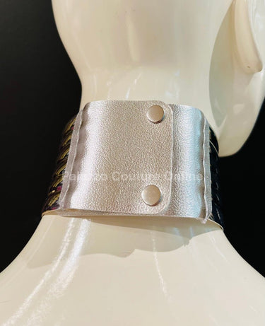 Nefertiti Choker (Silver) - Palazzo Couture Online