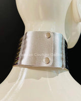 Nefertiti Choker (Silver) - stylish accessory for every outfit
