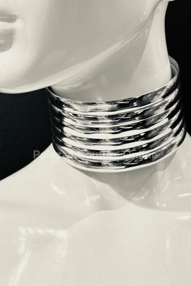 Nefertiti Choker (Silver) for women - fashion jewelry by Palazzo Couture