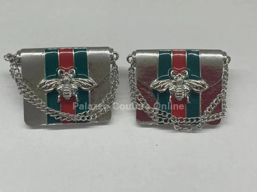 New Handbag Earrings – Gold Metal Mini Bag Statement Studs - women's statement jewelry