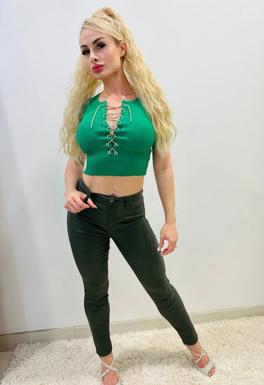 Women's Perfect Fit Pants ( Olive) - view 4