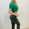 Women's Perfect Fit Pants ( Olive) - front view