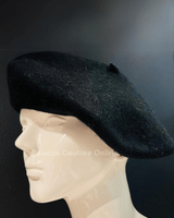 New York Baret (Black) - Palazzo Couture Online