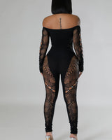 Night Life Jumpsuit - elegant jumpsuit for parties and events
