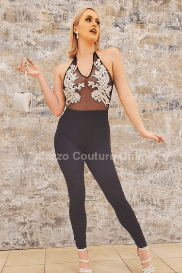 Night to Remember Jumpsuit - Palazzo Couture Online