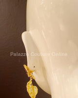 Ocean Dreams Dangle Earrings (Gold) - Palazzo Couture Online